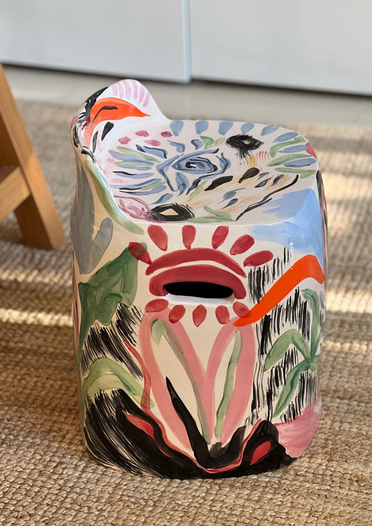 Siena seramik stool görünüm 2