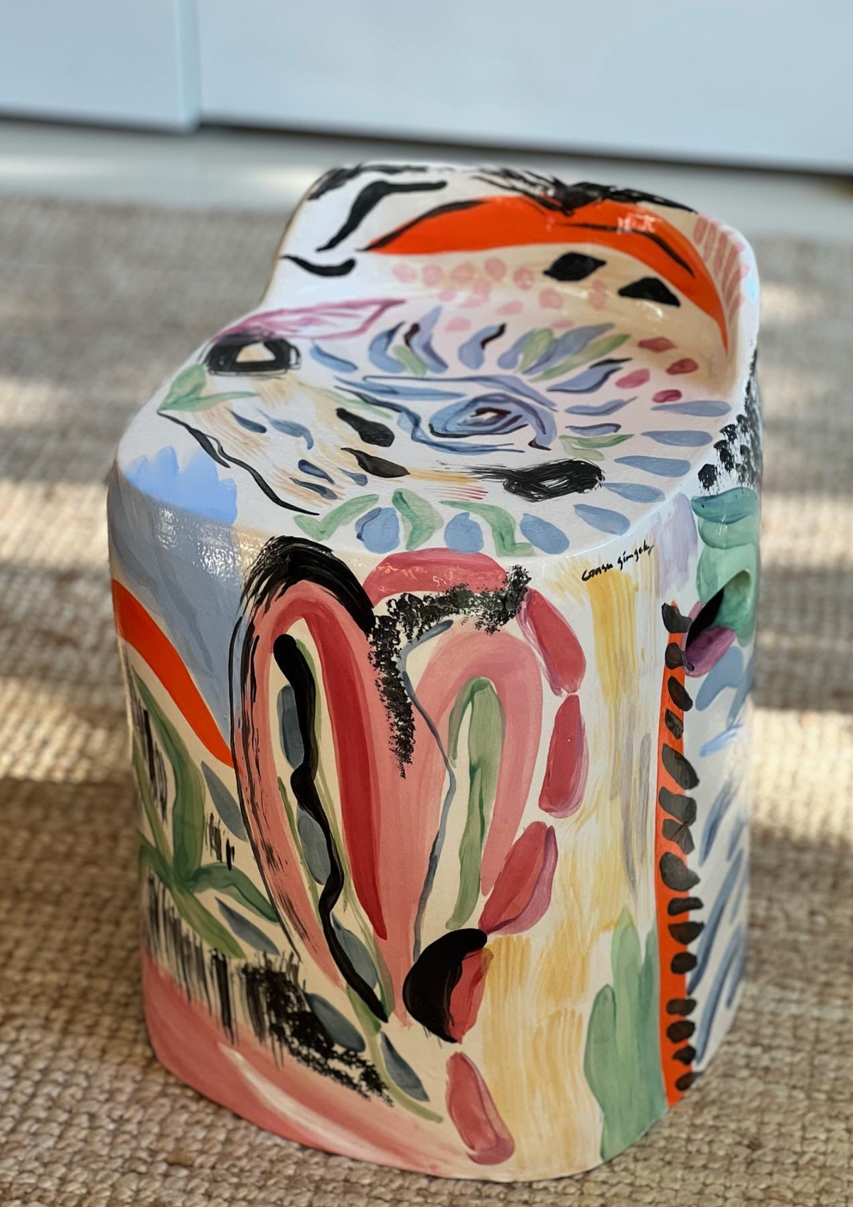 Siena seramik stool görünüm 3