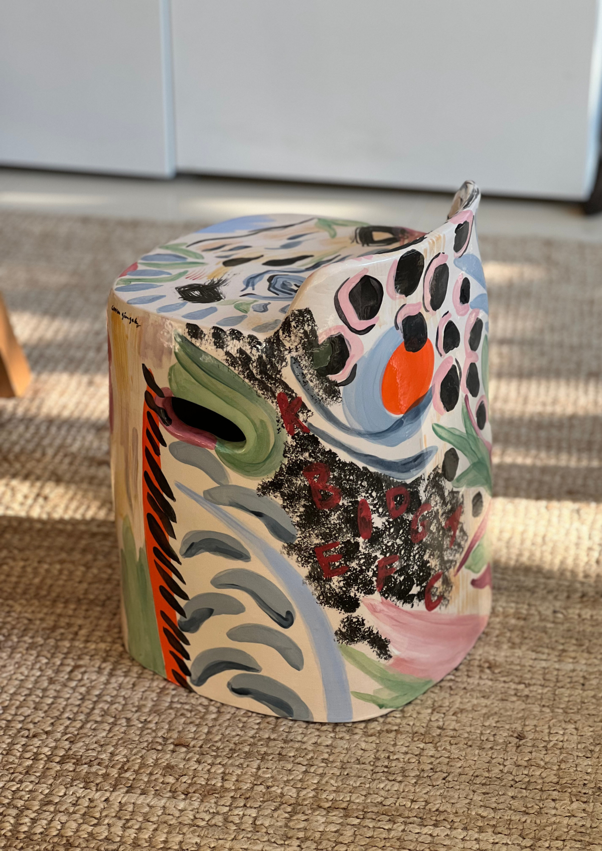 Siena seramik stool görünüm 5